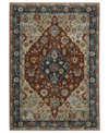 Jhb Design Aberdeen 1143h 2' X 3' Area Rug In Red/blue