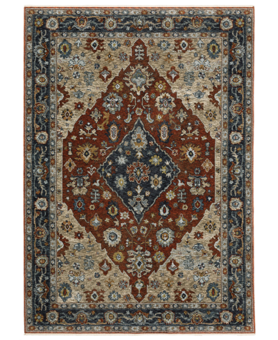 Jhb Design Devine Dev43h 2' X 3' Area Rug In Red,blue