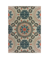 Jhb Design Latitude 1903w Gray 6'7" X 9'2" Outdoor Area Rug In Beige