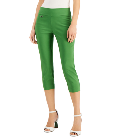 Alfani Petite Tummy-Control Pull-On Capri Pants, Created for