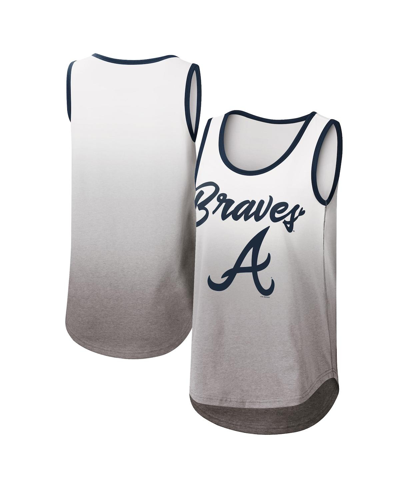 G-iii 4her By Carl Banks Women's  White Atlanta Braves Logo Opening Day Tank Top