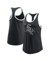 Nike Women's  Black Chicago White Sox X-ray Racerback Performance Tank Top In Black