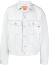 Diesel D-lillo Denim Jacket In Blue