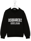 Dsquared2 Logo-print Sweatshirt In Schwarz