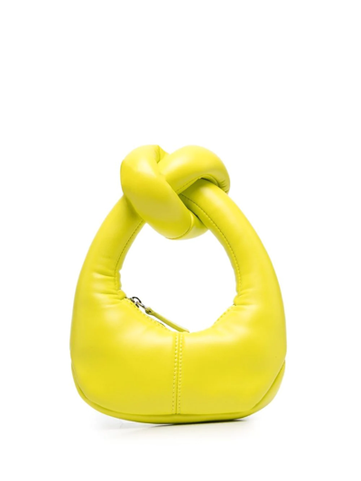 A.w.a.k.e. Knot-detail Faux-leather Bag In Green