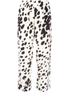 MARNI COW-PRINT CROPPED TROUSERS