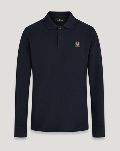 BELSTAFF BELSTAFF LANGARM-POLOHEMD FÜR HERREN COTTON PIQUE