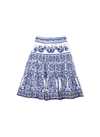 Dolce & Gabbana Majolica-print Poplin Skirt In Tris Maioliche F.bco