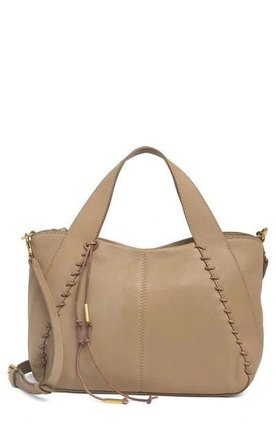 Lucky Brand Terra Leather Convertible Bag In Dune