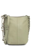 Lucky Brand Lika Small Crossbody Bag In Lt Seagrass Smooth Leather