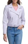 Levi's® Faux Leather Fashion Belted Moto Jacket In Lilac