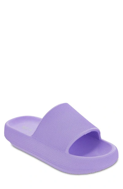 Mia Lexa Platform Slide Sandal In Lavender E
