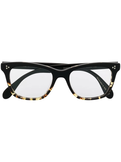 Oliver Peoples Tortoiseshell-effect Square Glasses