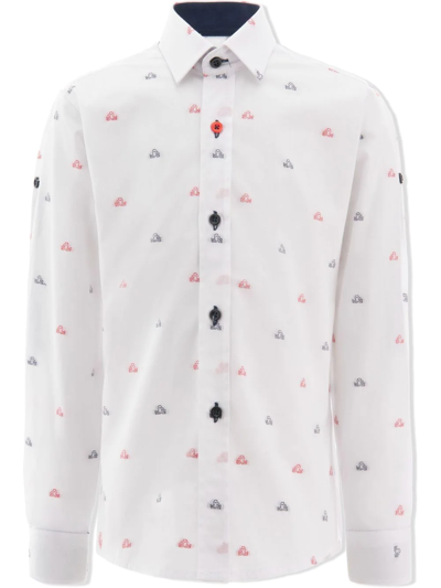 MOUSTACHE OCTOPUS DRESS SHIRT