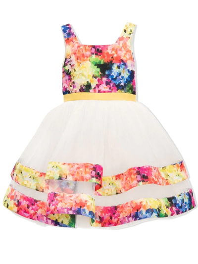 Tulleen Kids' La Chiquita Midi Dress In White