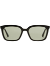 GENTLE MONSTER MILL 01(K) SQUARE-FRAME SUNGLASSES