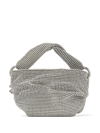 Jimmy Choo Bonny Crystal Mesh Crossbody Bag In Metallic
