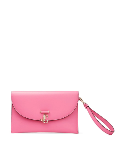 Jimmy Choo Jc Envelope Clutch Bag In Pink