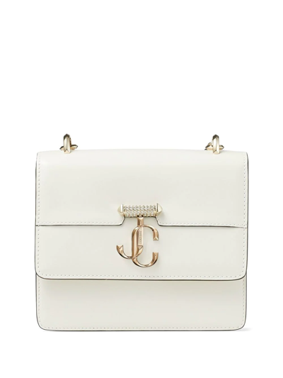 Jimmy Choo Varenne Shoulder Bag In White