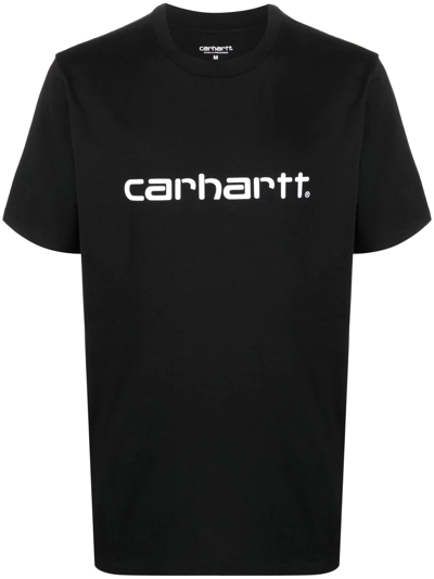 CARHARTT LOGO-PRINT CREW-NECK T-SHIRT