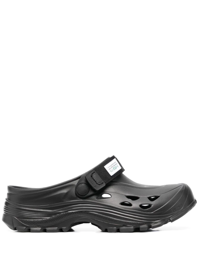 Suicoke Mok Injection Sandals In Black