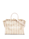 LANVIN IN & OUT HERRINGBONE TOTE BAG