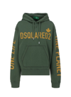 DSQUARED2 DSQUARED2 LOGO PRINT DRAWSTRING HOODIE