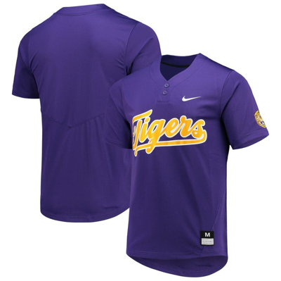 Nike Unisex  Purple Lsu Tigers Two-button Replica Softball Jersey