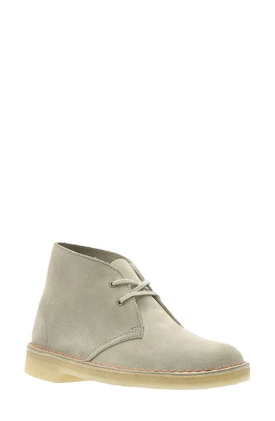 Clarks Desert Chukka Boot In Beige