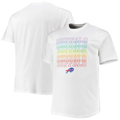 Fanatics Branded White Buffalo Bills Big & Tall City Pride T-shirt