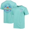 Image One Mint Florida Gators Circle Scene Comfort Colors T-shirt In Mint