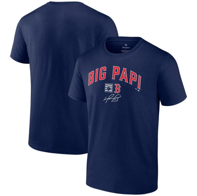 Fanatics Branded David Ortiz Navy Boston Red Sox Big Papi Graphic T-shirt