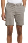 Ag Wanderer 8.5-inch Stretch Cotton Chino Shorts In Gray