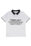 BURBERRY BURBERRY KIDS LOGO PRINTED SHORT SLEEVED POLO SHIRT