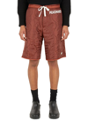 OAMC OAMC LOGO PRINTED QUILTED DRAWSTRING SHORTS