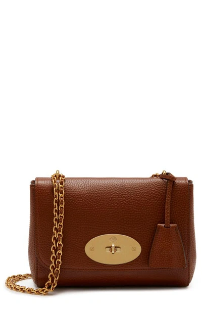 Mulberry Lily Leather Shoulder Bag In Oak