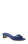 Kate Spade Gazebo Patent Buckle Sandals In Outer Space