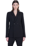 Sapio Gabardine Smoking In Black