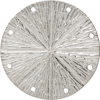 Bleue Burnham Ssense Exclusive Silver Citrus Sew-in Brooch In Silver