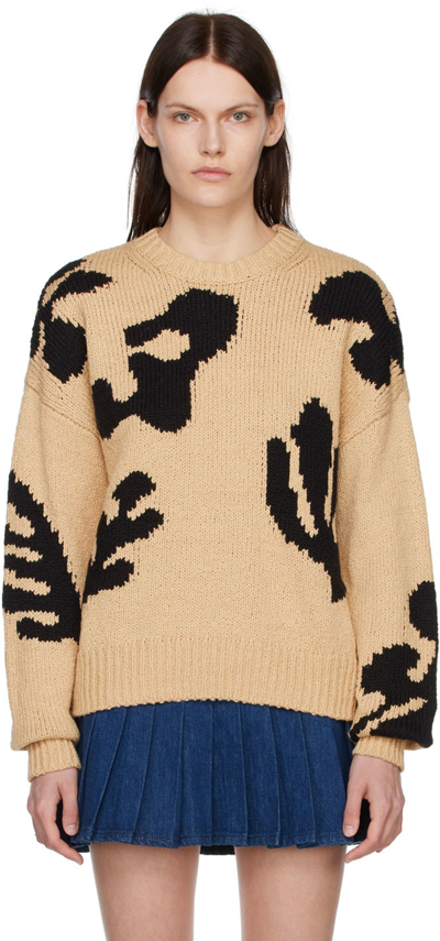Frame Beige Cotton Sweater In Hymt