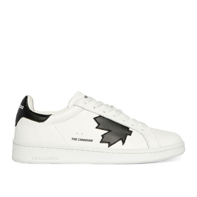 Dsquared2 Maple-patch Lace-up Sneakers In Fantasy