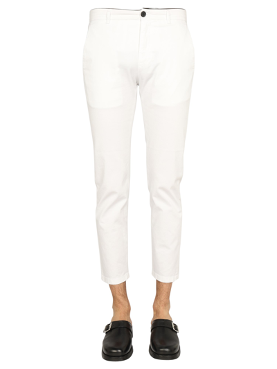 Department Five Mens White Other Materials Trousers