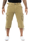 X-ray Belted Cargo Shorts In New Khaki