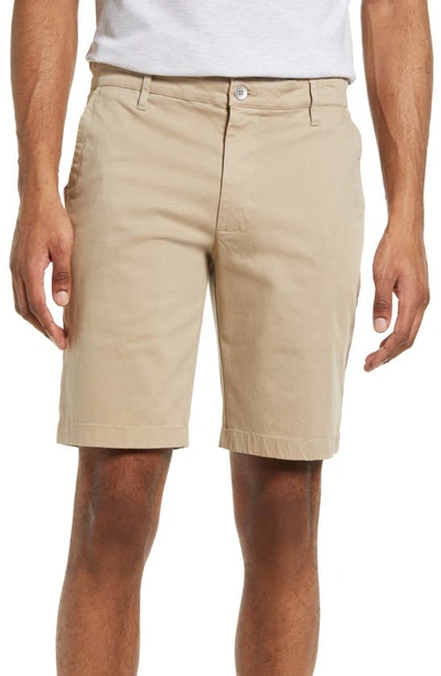 Ag Griffin Stretch Cotton Shorts In Dry Dust