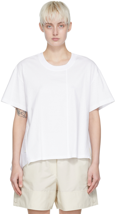 3.1 Phillip Lim / フィリップ リム Essential Jersey T-shirt In White
