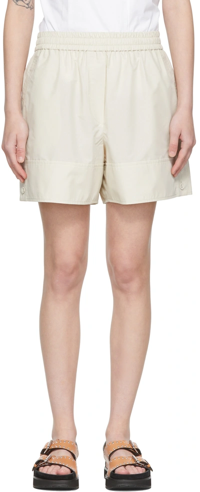 3.1 Phillip Lim / フィリップ リム Beige Cotton Shorts In Stone St250