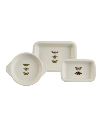 Portmeirion Botanic Garden Harmony Baking Set, 3 Piece In White