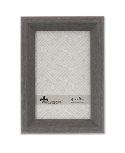 Lawrence Frames Bradley Picture Frame, 4" X 6" In Gray