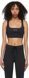 District Vision Citta Printed Recycled Stretch Sports Bra In Black