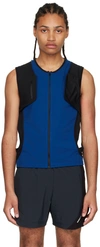 Hyein Seo Blue Polyester Vest In Blue